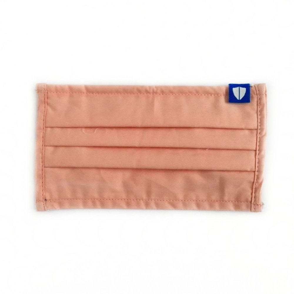NEW! 2 PACK Cloth Face Mask - White and Peach - Picture 3 of 7